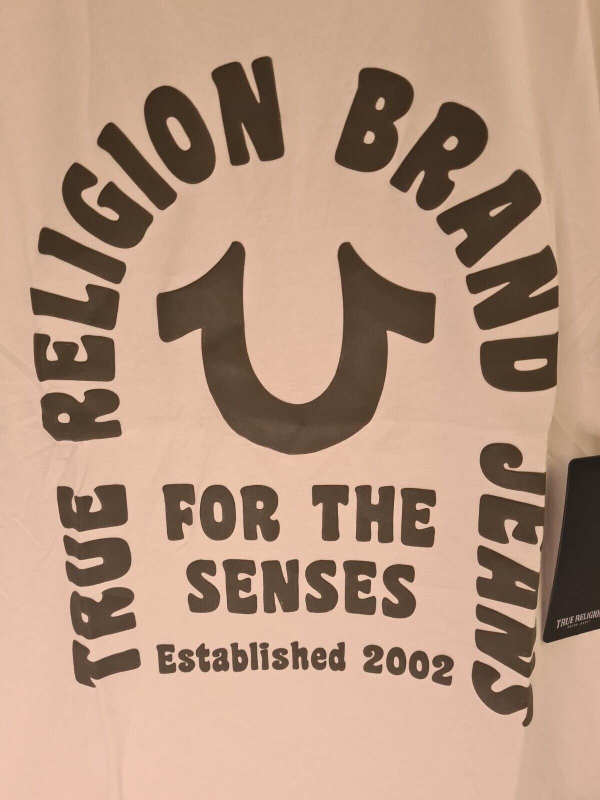 True Religion OG Logo T-Shirt - White Size Large **** V172