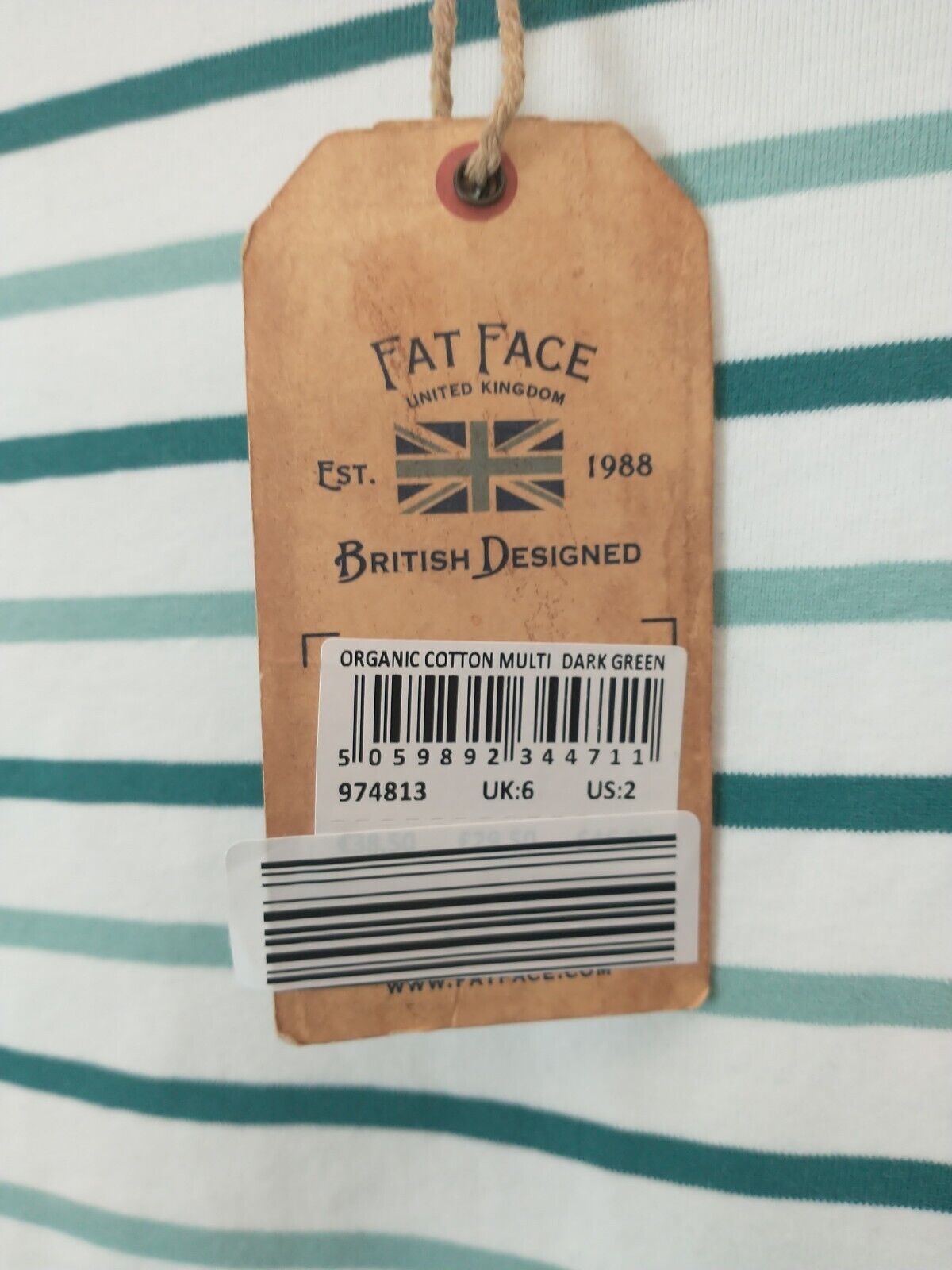 Fat Face Women's T-Shirt. UK Size 6 ****Ref V28