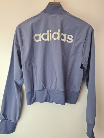 Adidas Womens AOP Track Jacket Purple Size Medium **** V30