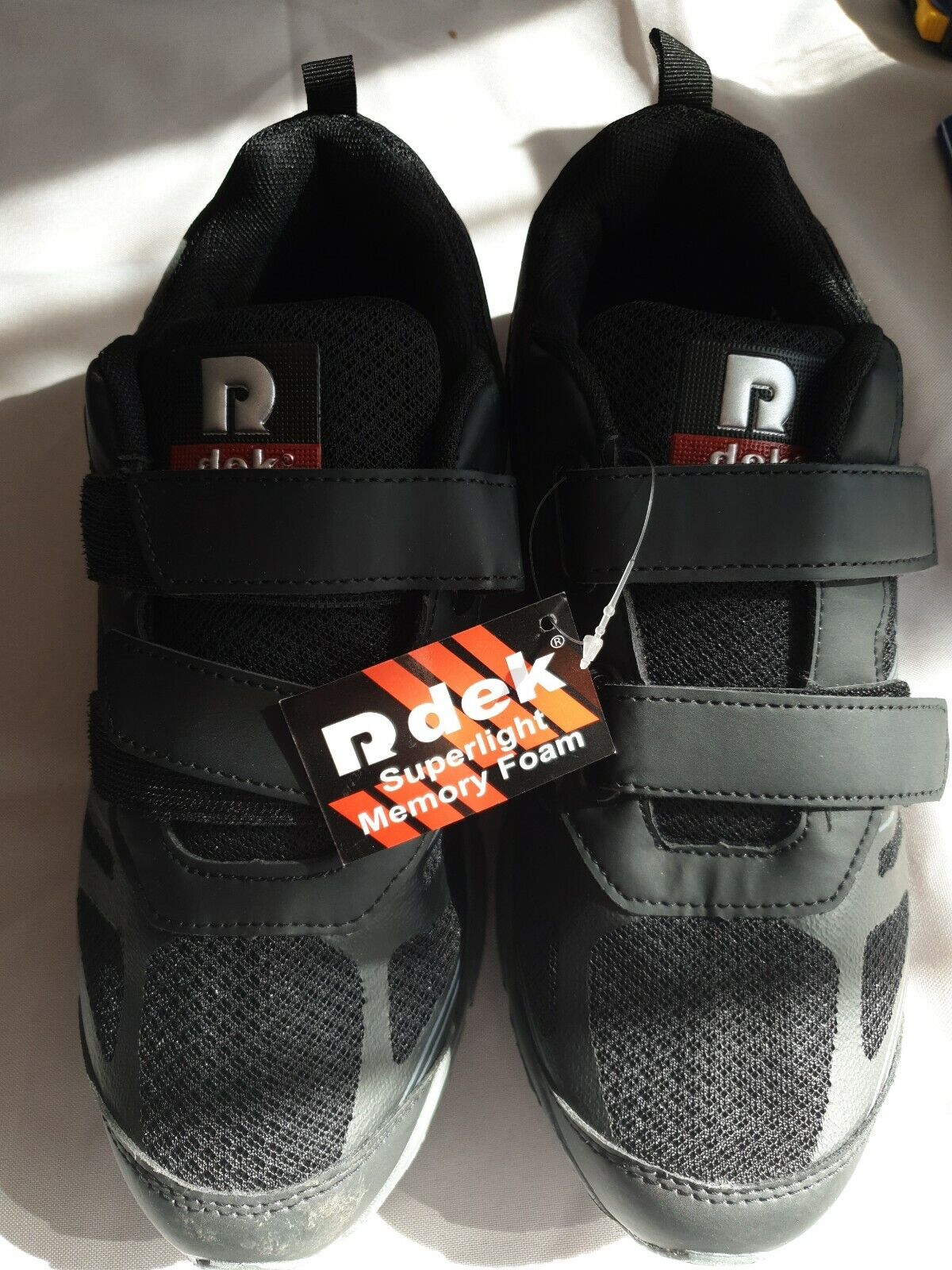 R Dec Superlight Memory Foam Black Trainers Uk 7 Ref Y