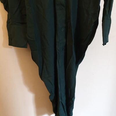 AX Paris Teal Midi Shirt Dress Size 14****Ref V56