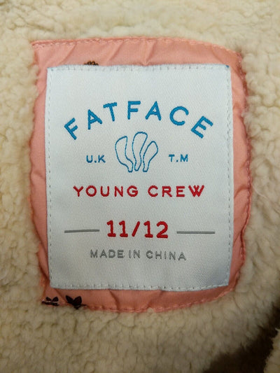 Fatface Kid's Elsie Zip Off Sleeve Coat. UK Kids 11/12 **** Ref V27