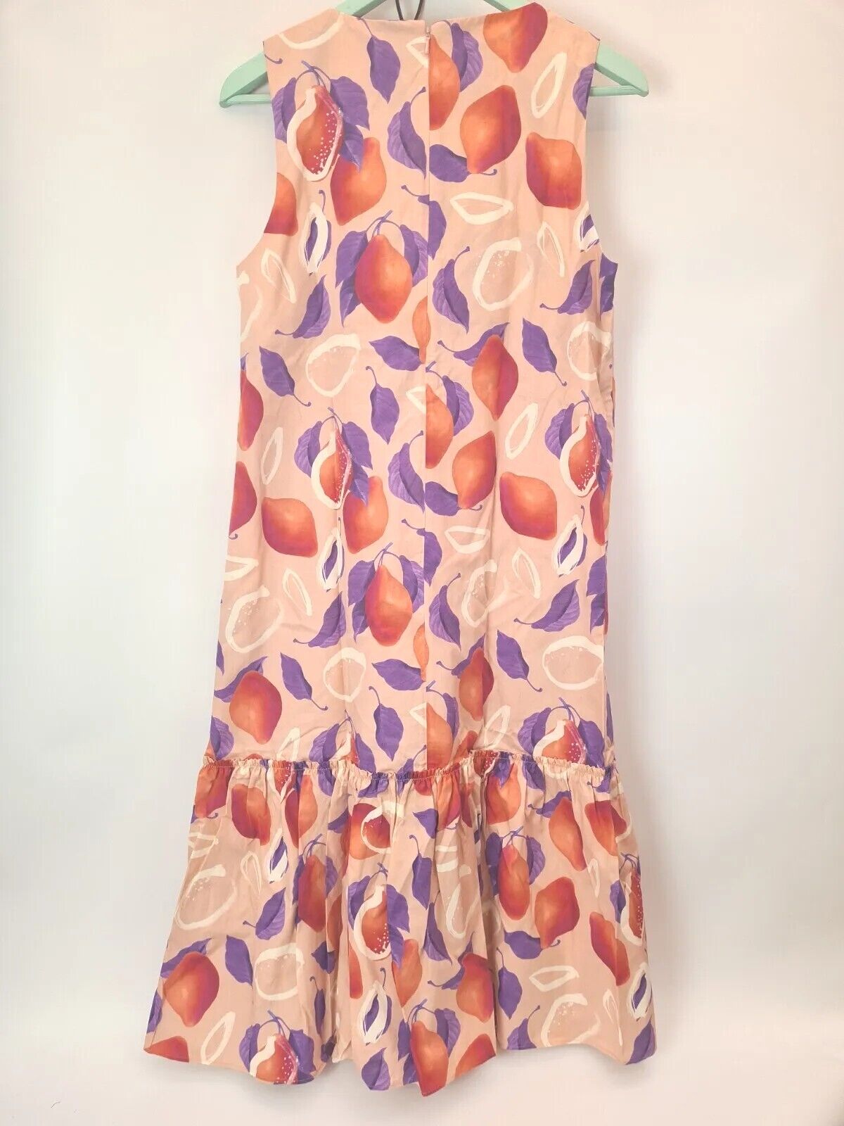 Paul Smith Fruit Print Frill Hem Dress. UK Size Large (42) **** V27