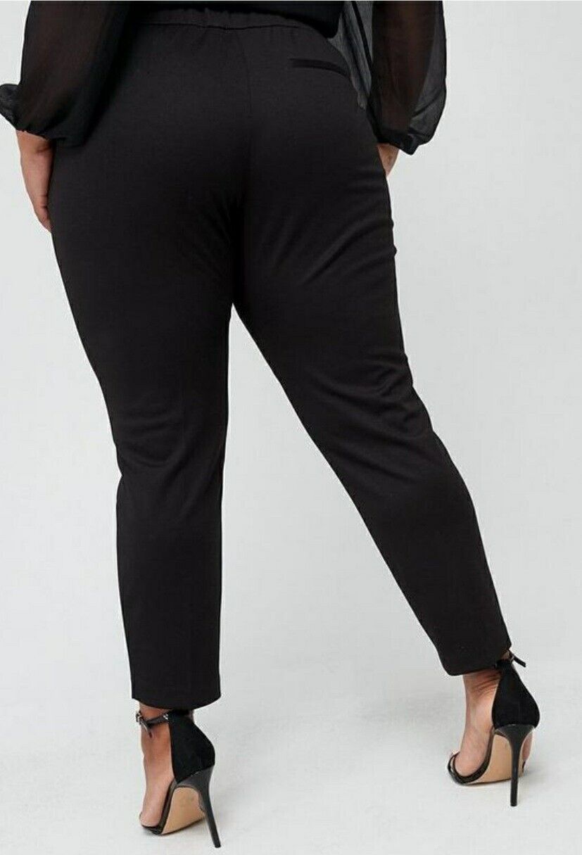 Slim Leg Trouser Black Uk28****Ref V420