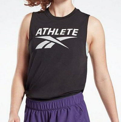 Reebok Athlete Tank Top Black Uk XS****Ref V378