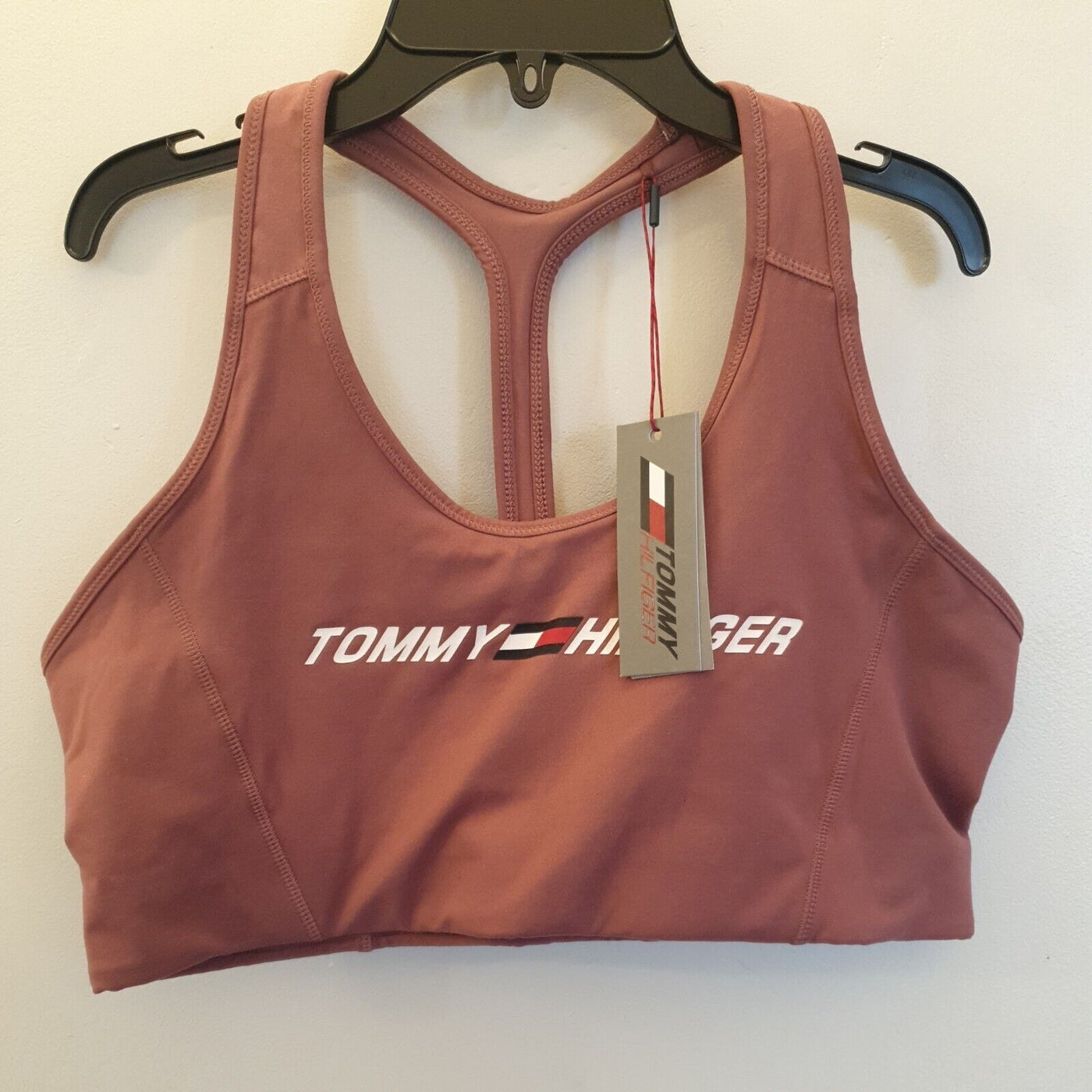 tommy hilfiger Mid Intensity Graphic Bra Misty Red Size XL****Ref V24