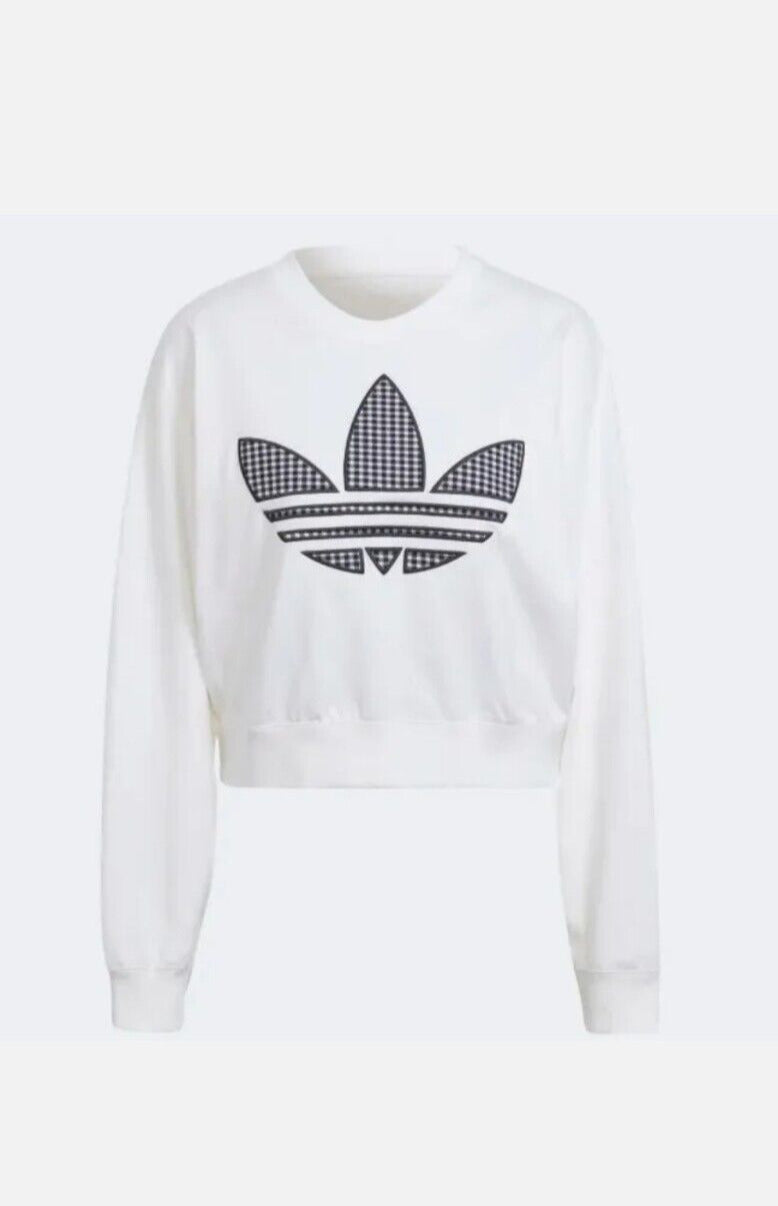 Adidas Ladies Oversized Sweatshirt- White. UK 6  **** Ref V474