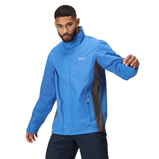 Men's Matt Waterproof Jacket | Oxford Blue Iron. UK L **** Ref V530
