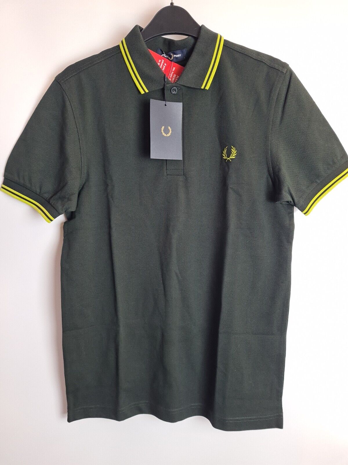 Fred Perry Men's Polo - Dark Grey. UK Small **** Ref V293