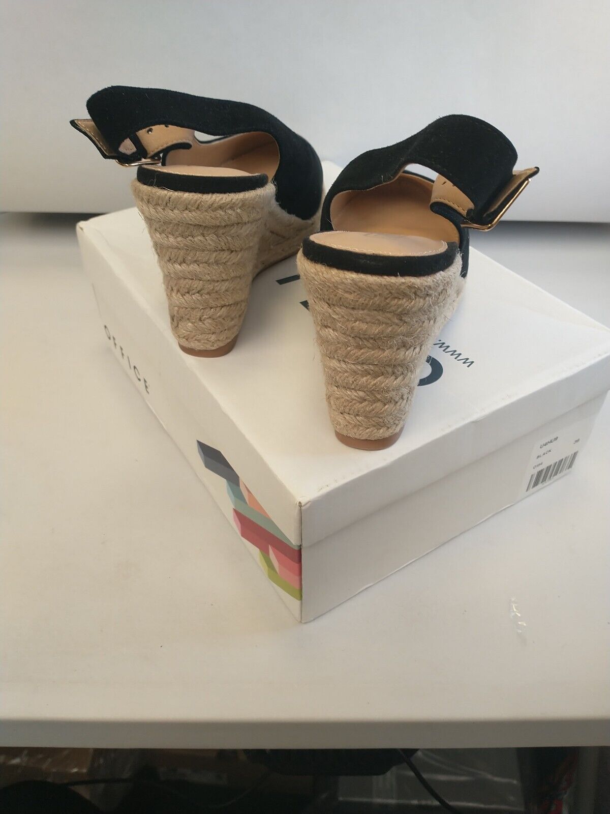 Office Wedged Shoes. Size UK 4 **** Ref VS1