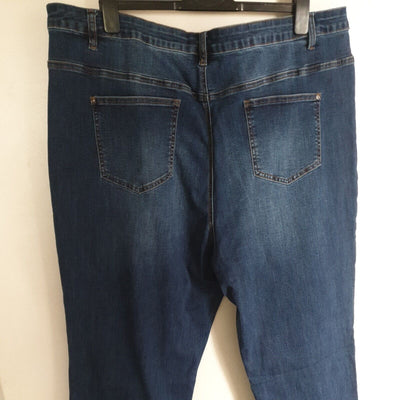 long tall sally London-1976 Blue Jeans Uk28 38"/97cm****Ref V24