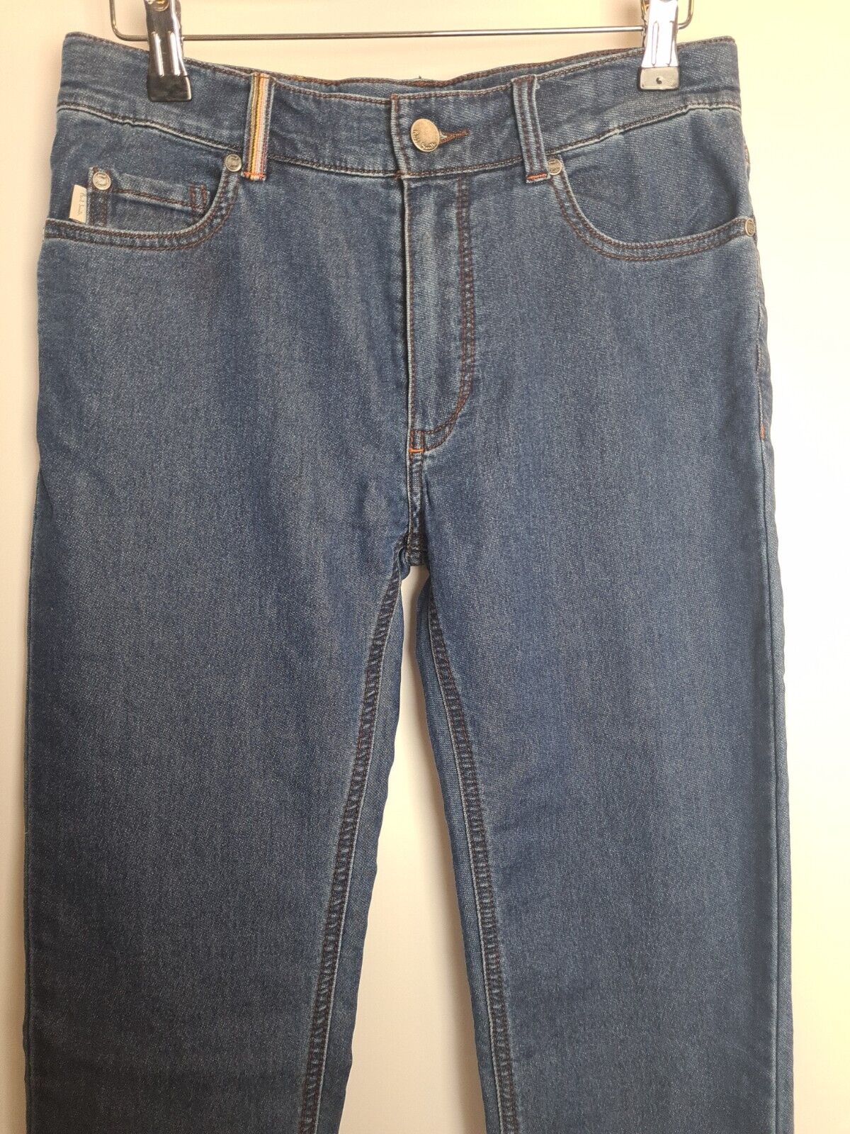 Paul Smith Junior Slim Fit Jeans With Stripe Detail Size 14 Years **** V230