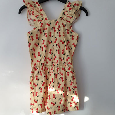 sonia rykiel Cherry Print Playsuit Yellow Size 10yrs****Ref V40