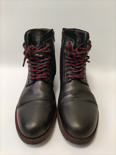 Joe Browns Tommy Leather Lace Up Boots. Black UK 10. ****VS3