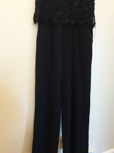 Damart Blue Jumpsuit Blue wide leg Uk10 Ref Sc4