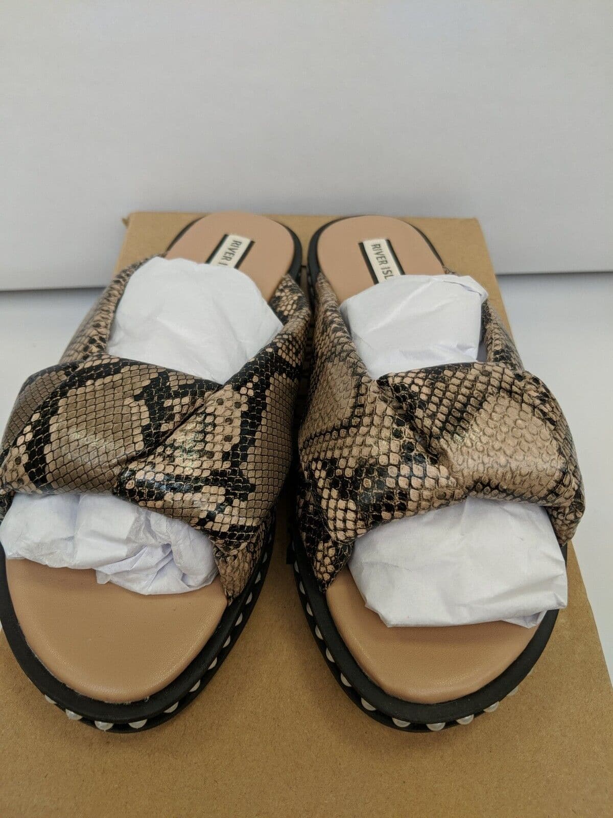 River Island Tottie Sandals. Beige. UK 2.  ****RefVS1