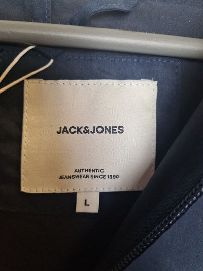 Jack & Jones JJWilly Windbreaker Navy Jacket Size Large **** V43