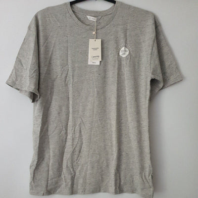 Mango Teen boys Grey Tshirt turn up the music Size XS-S ****Ref V243