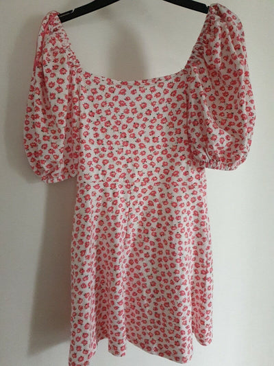 miss selfridge 10 dress Floral Pink Ref W13