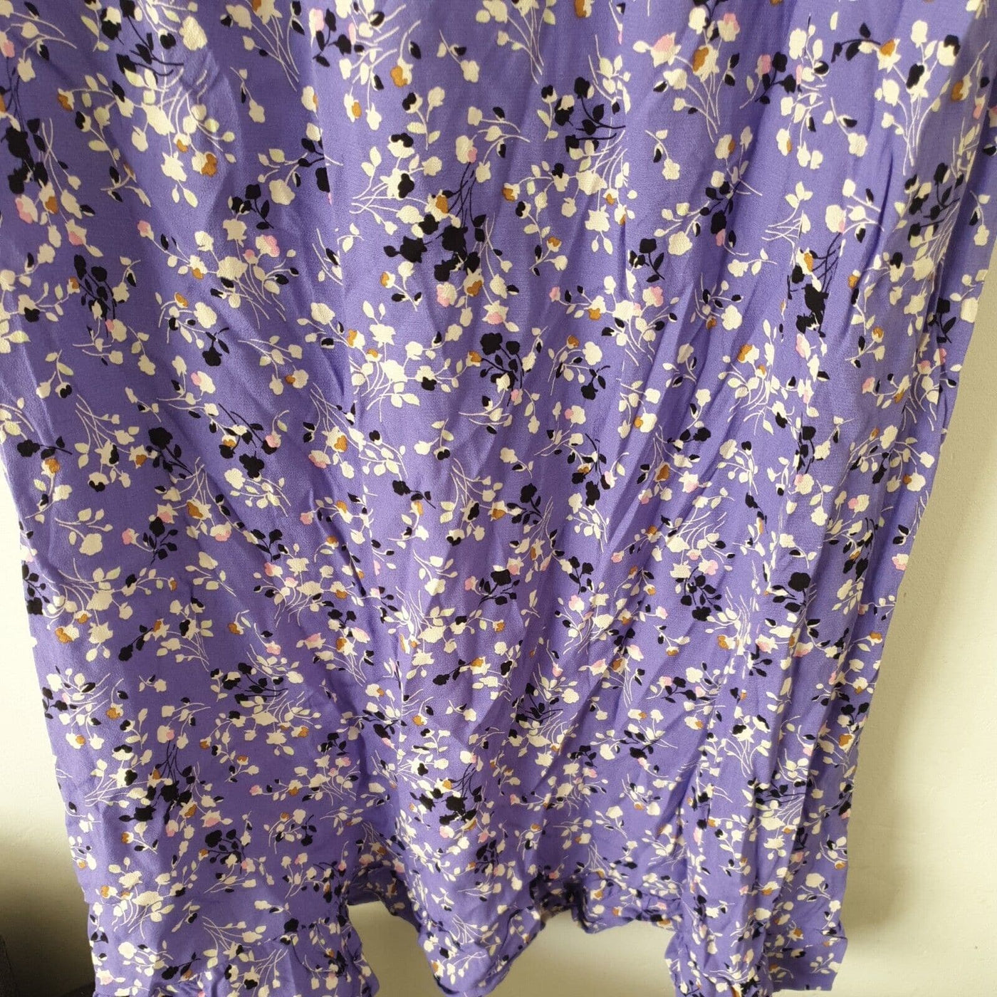 Pieces Purple Floral Print Dress Size 50****Ref V108