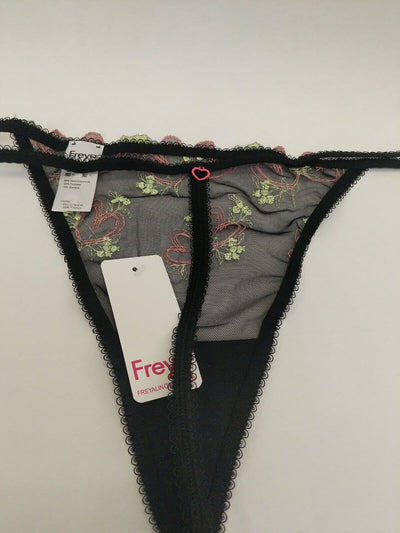 Freya Lingerie Loveland Black Thong Size XLarge **** V28