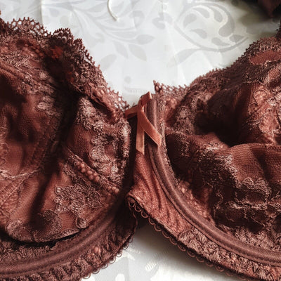 Pour Moi Amour Underwired Non Padded Bra Truffle 34FF****Ref V28