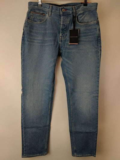 Tommy Hilfiger Straight Fit Denton Blue Jeans Mens Size W28 L32 **** V31