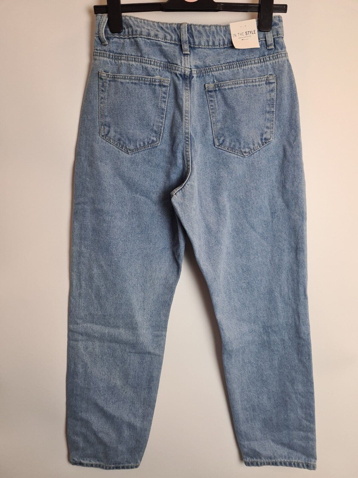 In The Style Perries Sian Light Wash Straight Leg Jeans Size 10 **** V80