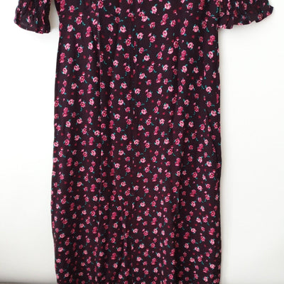 nobodys child dress Pink Sallie Floral Luna Midi Dress Uk10****Ref V89