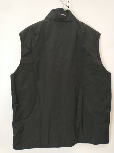 Calvin Klein Recycled Nylon Padded Black Vest Size UK Medium **** V144