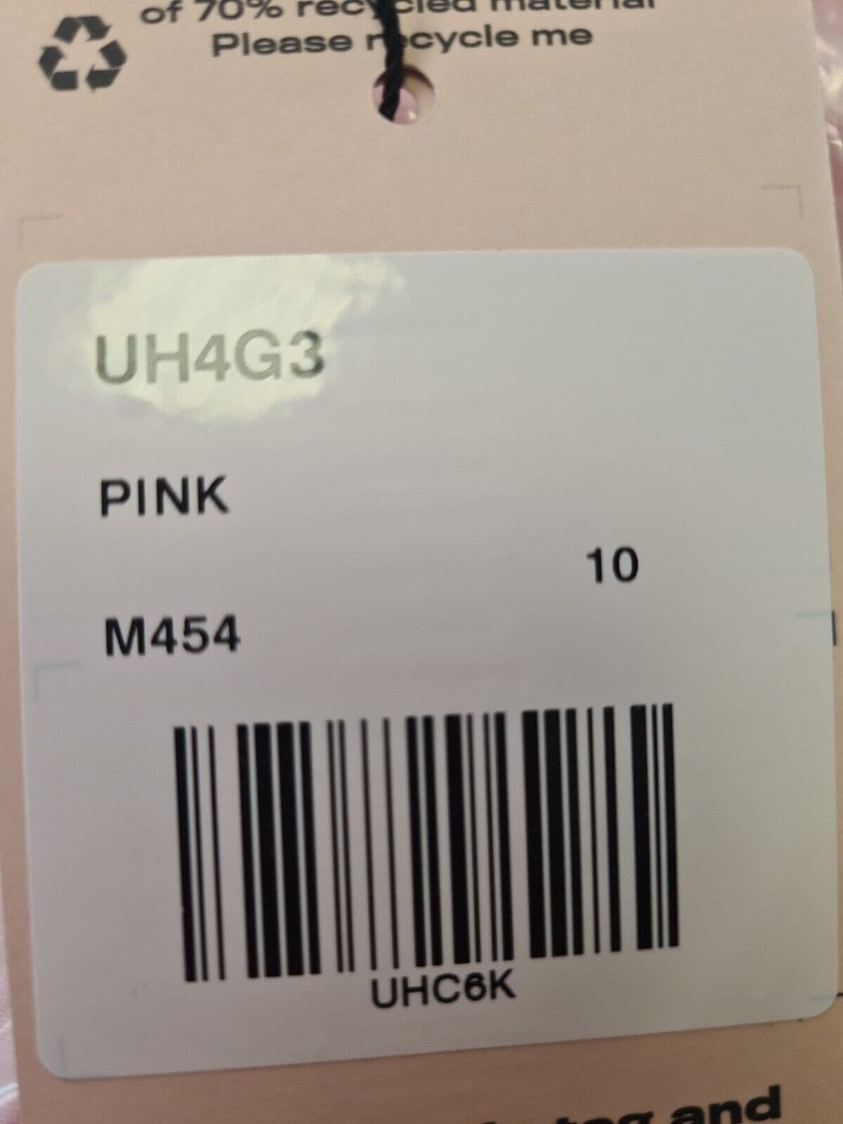 Missguided Frill Smock Pink Dress. UK Size 10 ****Ref V30
