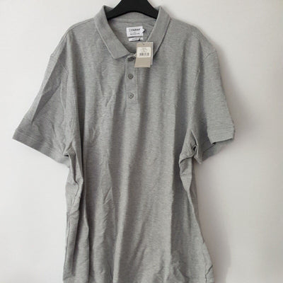 Farah Modern Fit Polo T-shirt Grey Marl Size 4XL****Ref V209