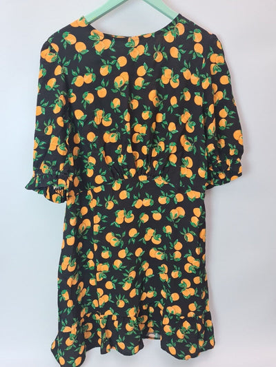 Nobody's Child Serena Mini Dress. Oranges. Size UK 12 **** V30