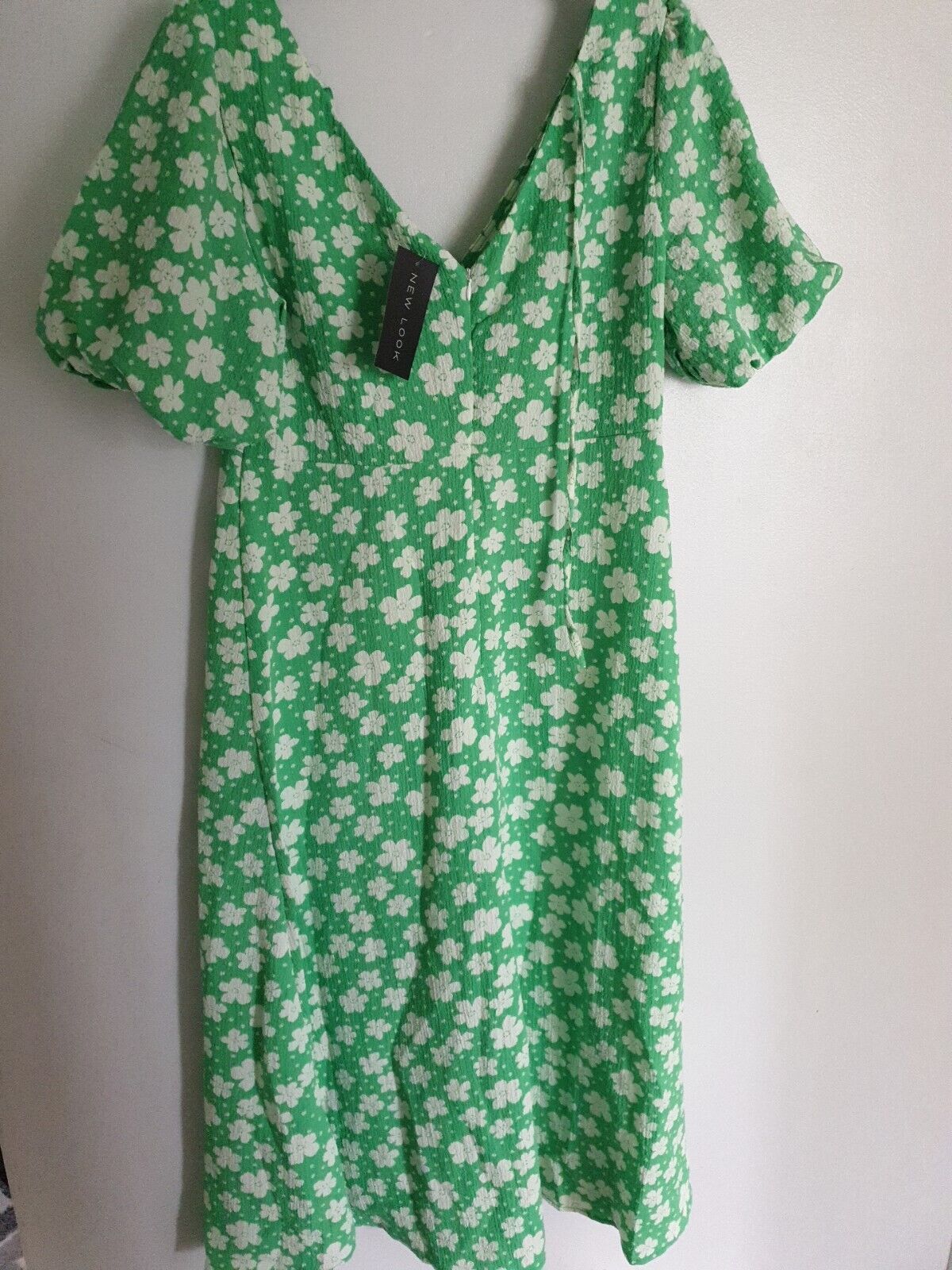New Look Floral Dress- Green. Uk14
