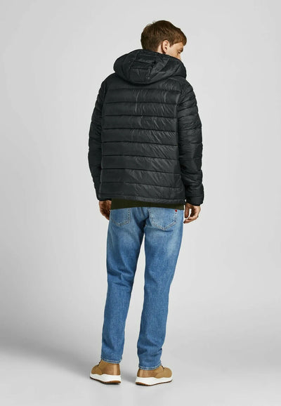 Jack & Jones Mens Puffer Jacket. Black. UK XXLarge.