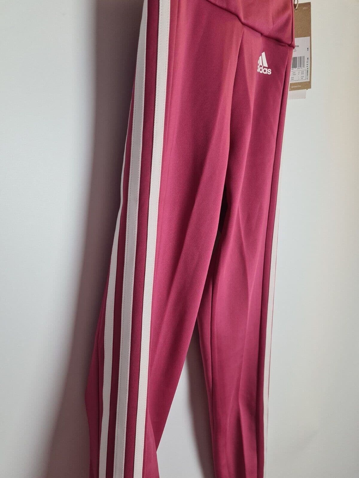 Adidas Pink 3 Stripes 7/8 Length High Rise Leggings Size 2XS **** V264 - Big_Stock_Clearance