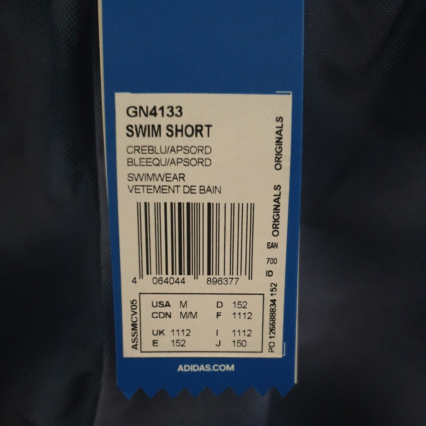 adidas swim shorts Boys Uk 11-12y Blue****Ref V25 - Big_Stock_Clearance